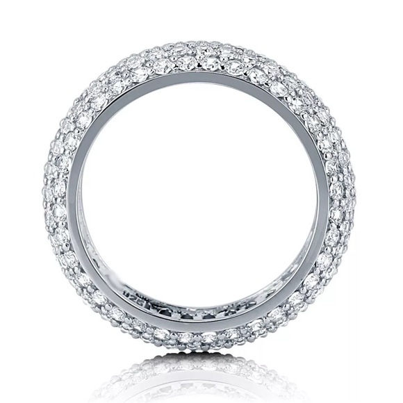 STERLING SILVER/CZ RING SIZE 7 - Picture 3 of 6